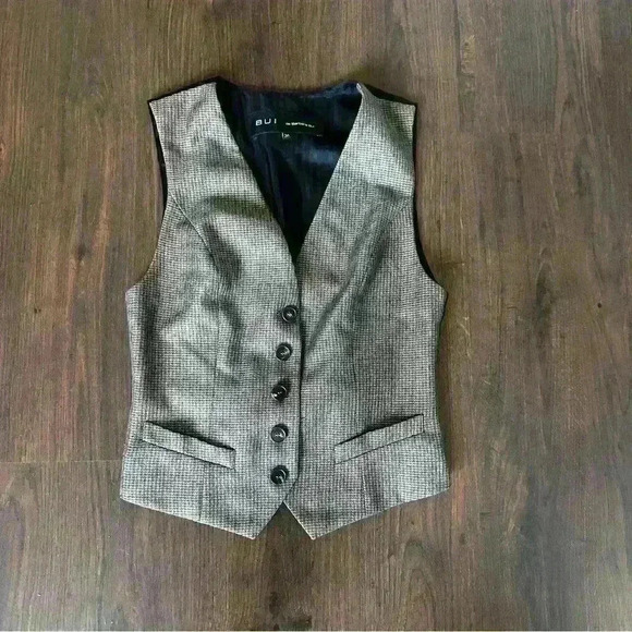 Bui by Barbara Bui beautiful sleeveless vest Brown size 36 - Picture 8 of 8